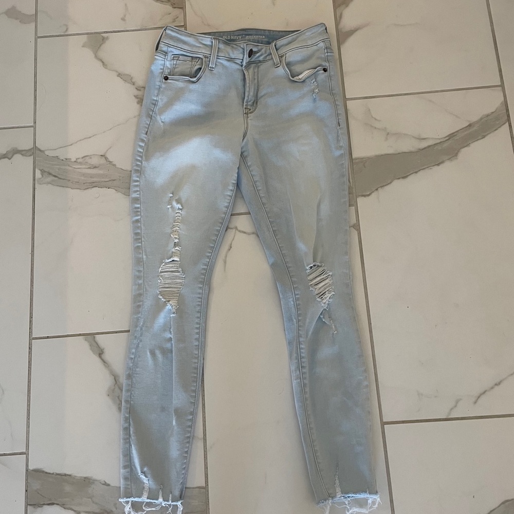 Distressed jeans !